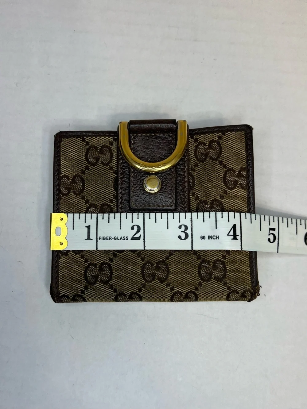 Gucci Abbey D-Ring Compact Wallet